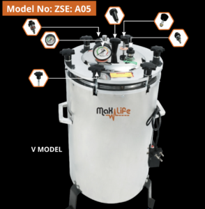 Double Chamber Autoclave Vertical